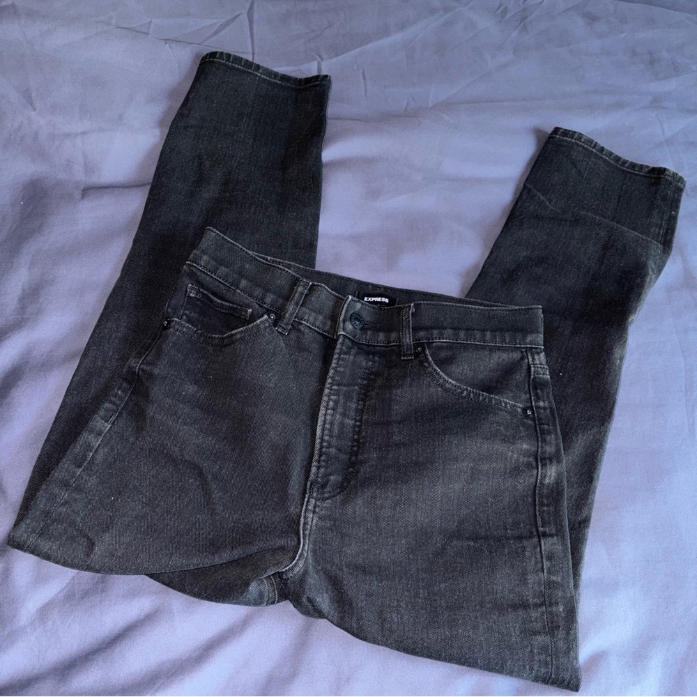 Express Ankle Mom Jeans, 2